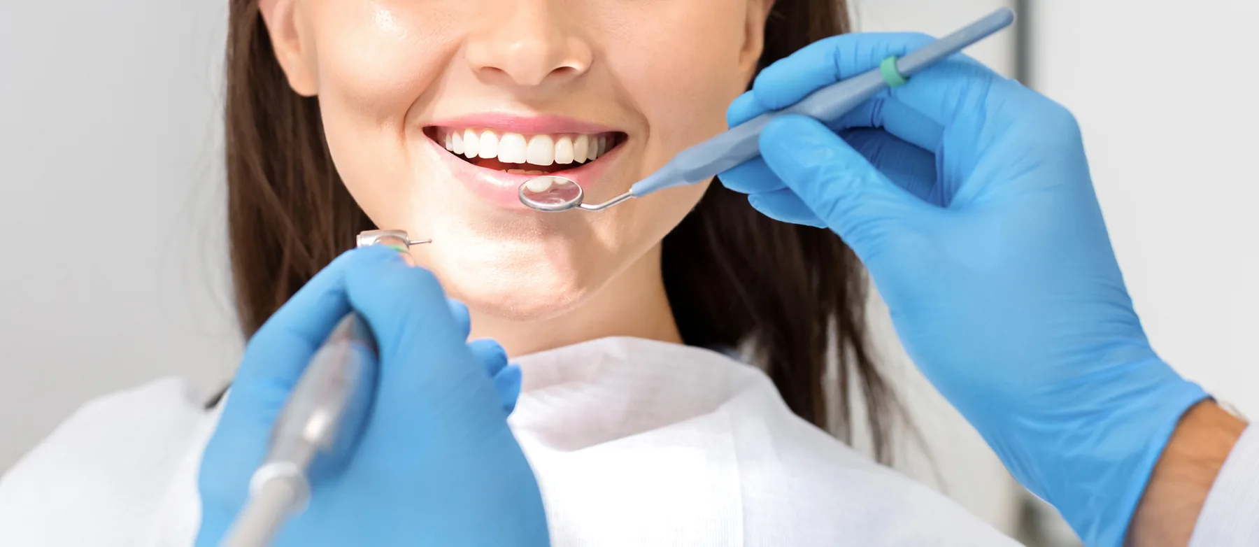 Patient smiling confidently
