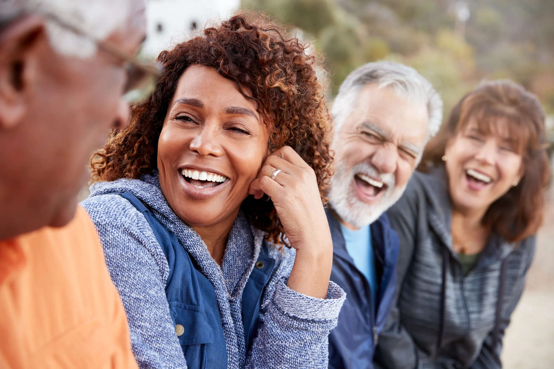 Family sharing a confident smile