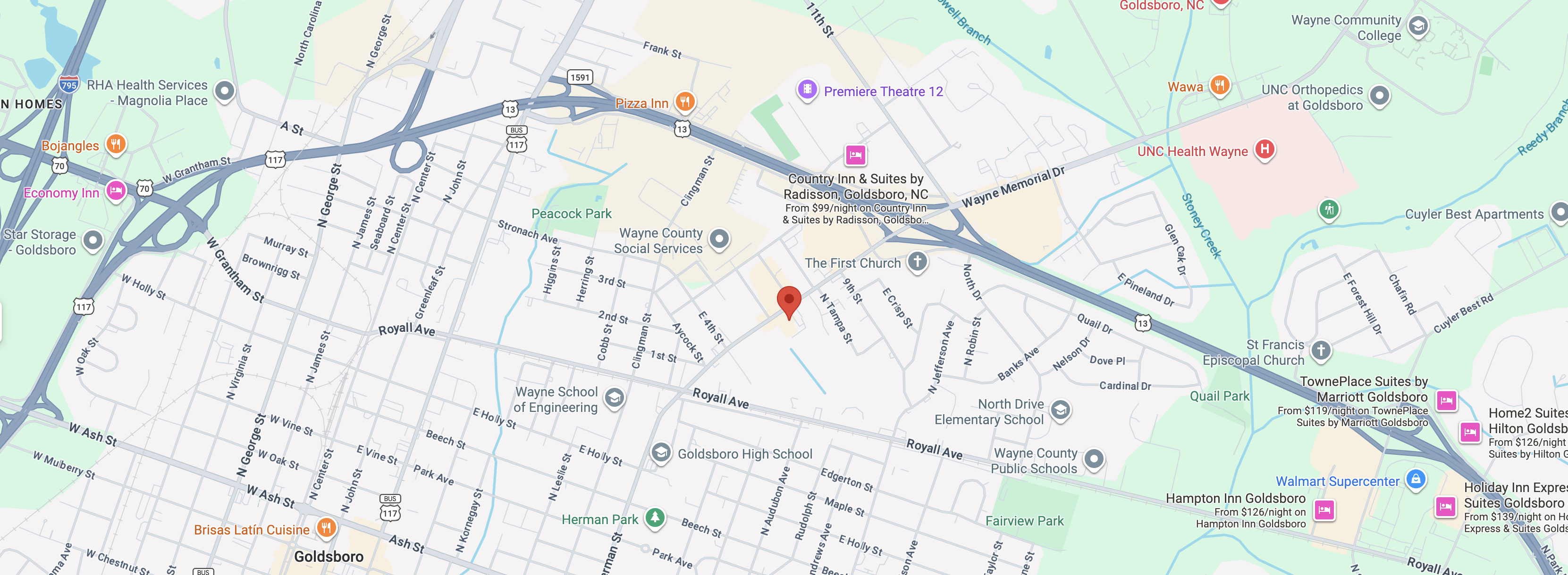 Open Stovall Dental in Google Maps