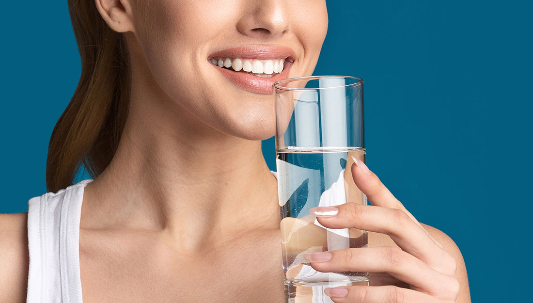 drinking water