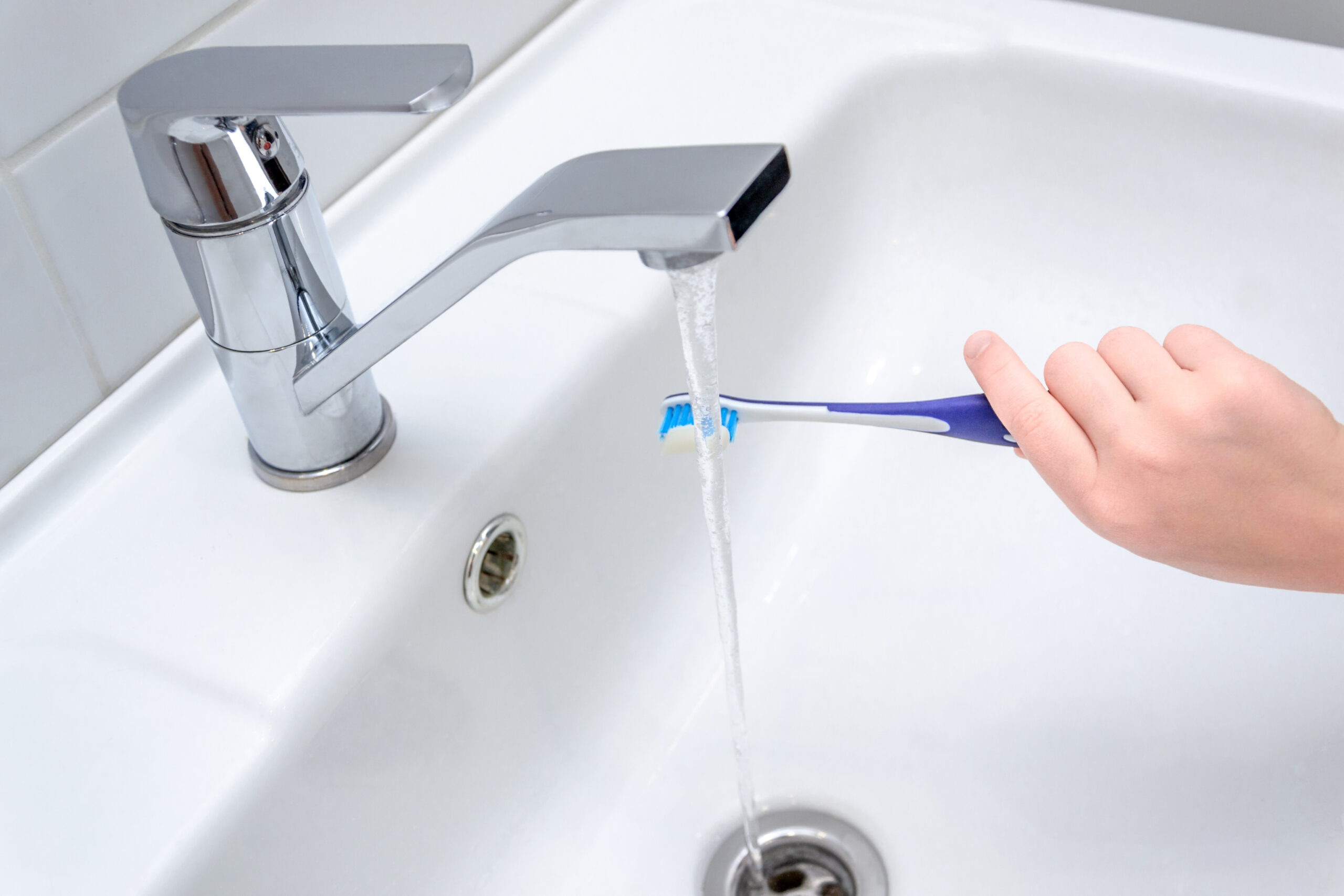 brushing your teeth