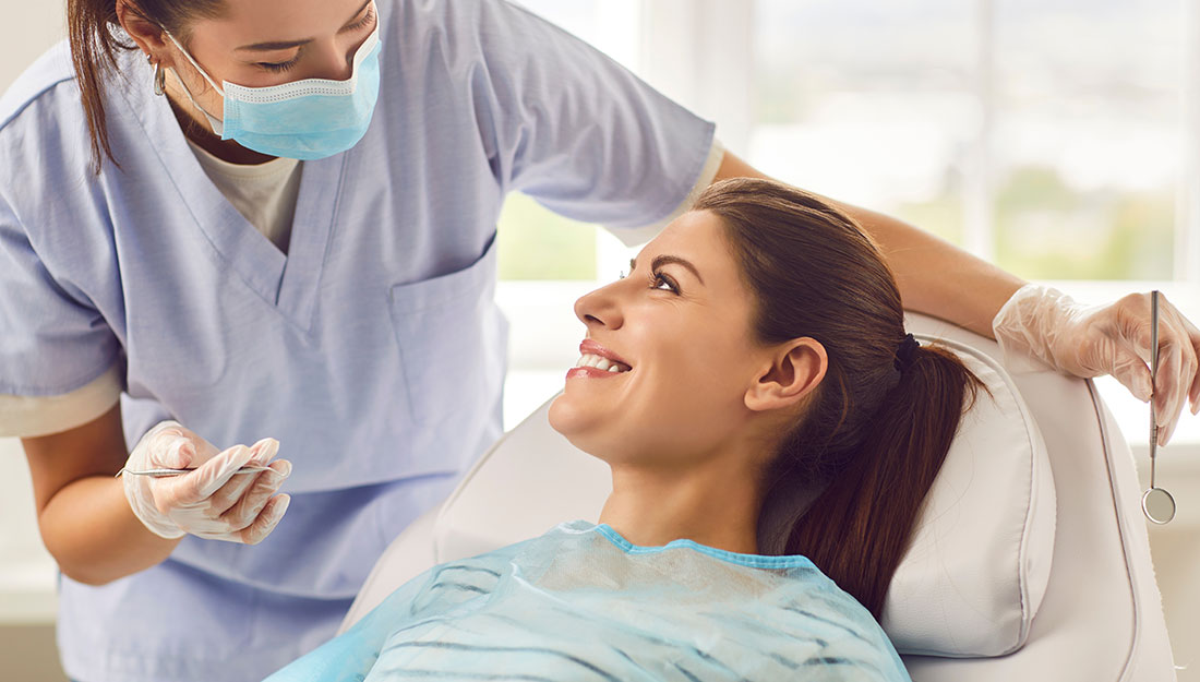 patient and dentist discussing sedation dentistry options